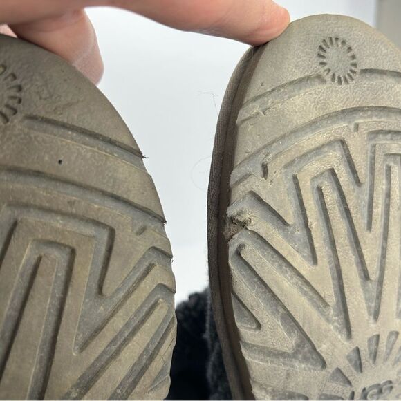 UGG Australia Gray Knit fold over tall Boots - Picture 7 of 9